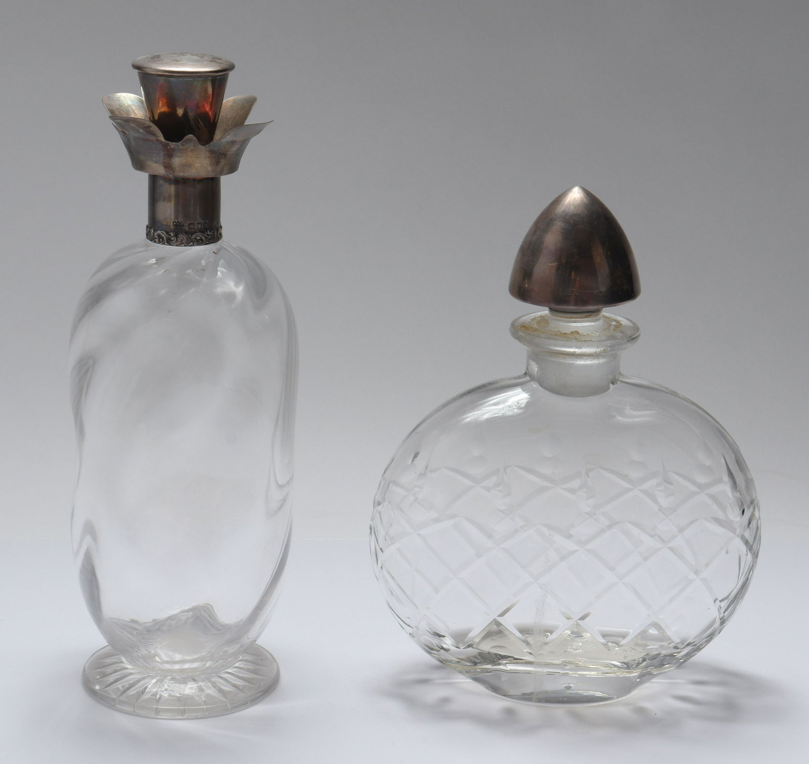 English & American Sterling and Glass Decanters, 2 (1 of 4)