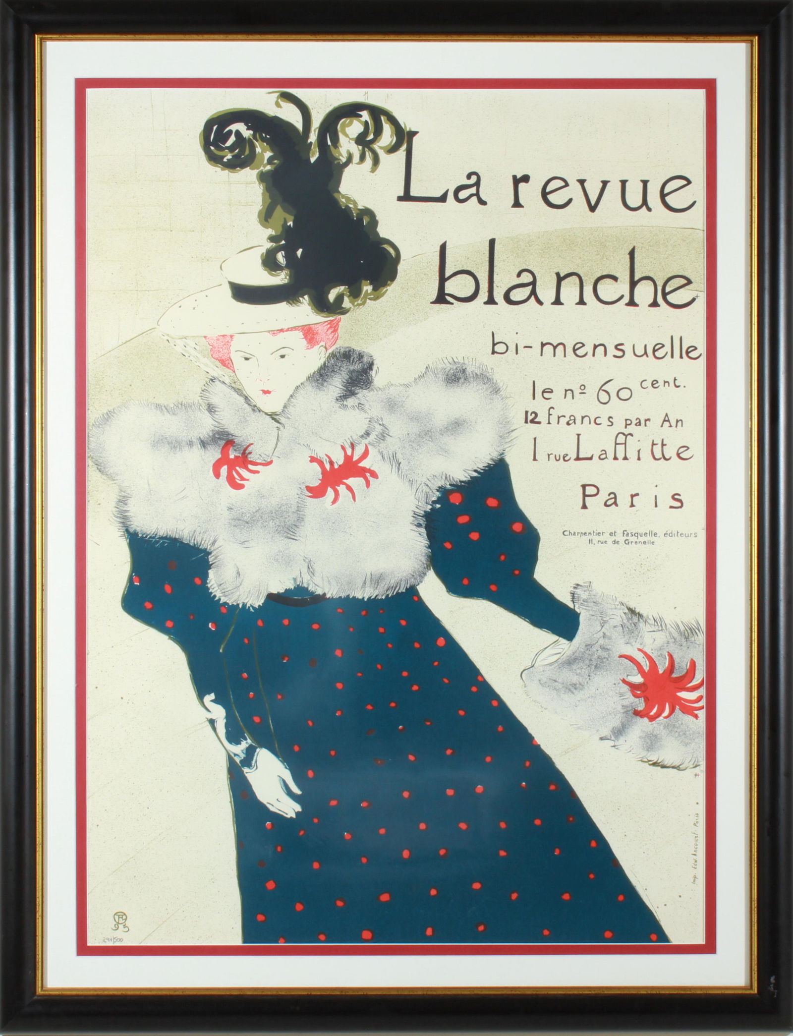 Toulouse-Lautrec After La Revue Blanche Lithograph (1 of 7)
