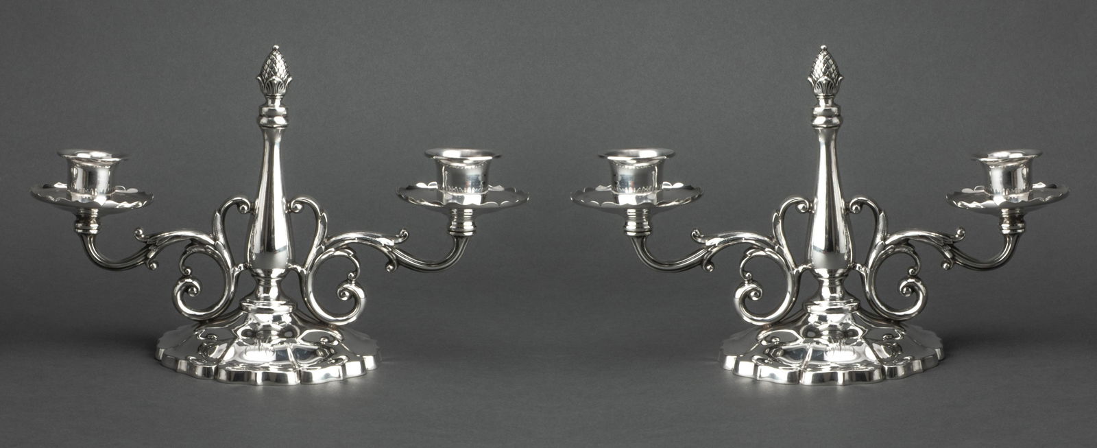 Webster Co. Sterling Silver Candelabra, Pair (1 of 9)