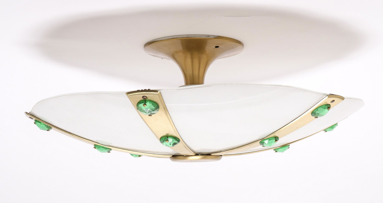 Mid-Century Modern Glass Ceiling Light Fixture (1 of 3)