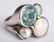 Silver, Opal, Aquamarine, Pearl & Moonstone Ring - 2