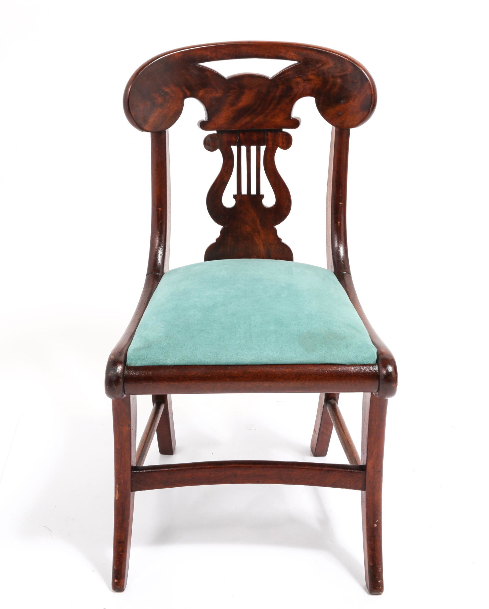 Federal Style Upholstered Child's Chair, Antique (1 of 6)