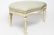 French Directoire Painted Upholstered Ottoman - 2