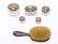 Assembled Silver Vanity Set incl. Tiffany, 6