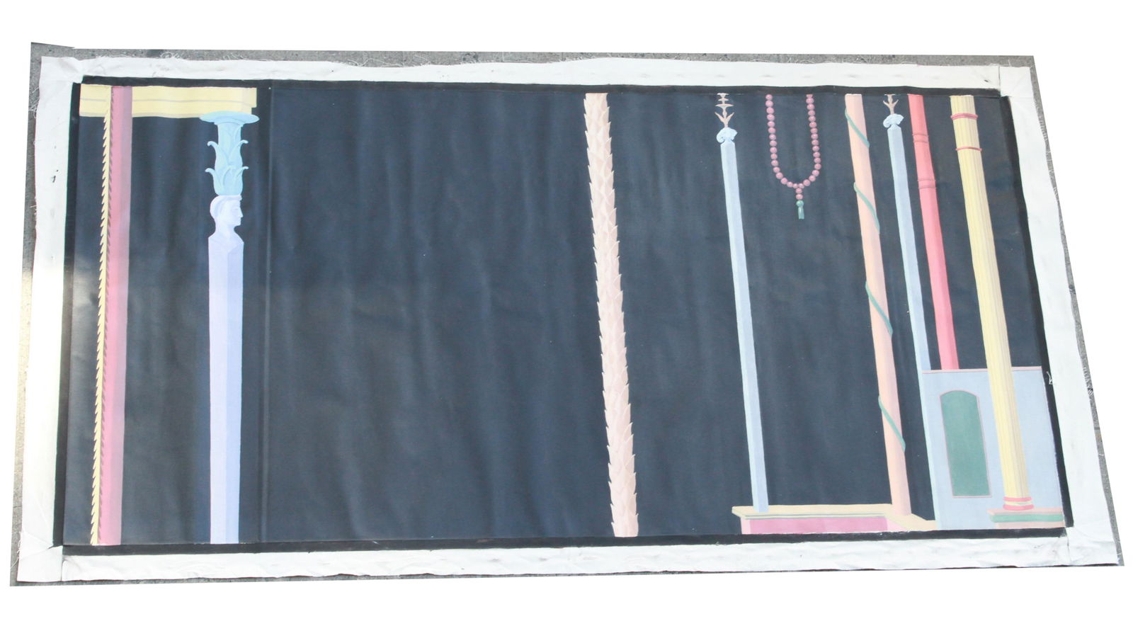 Surrealist Architectural Oversized Oil on Canvas (1 of 2)