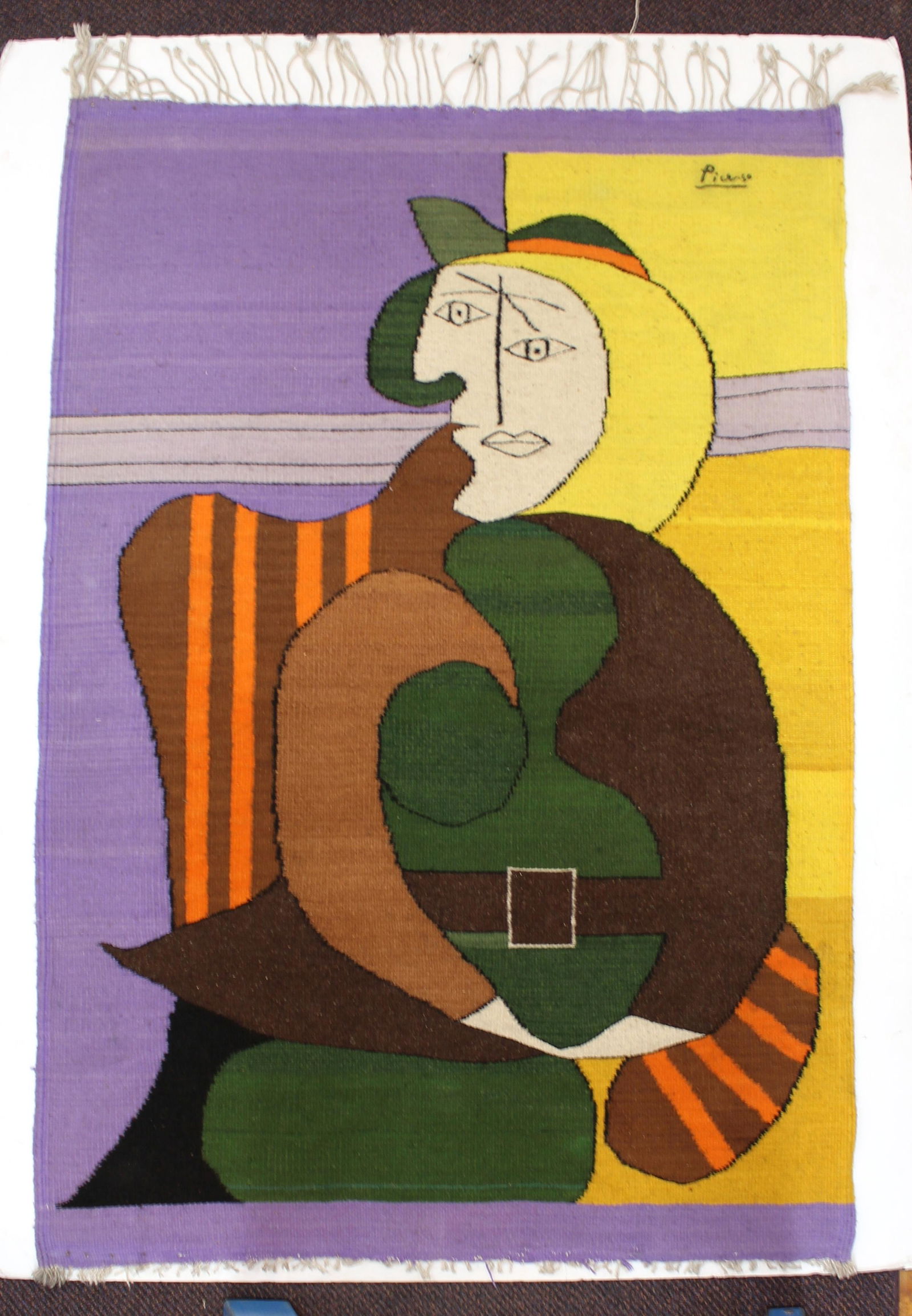 After Pablo Picasso "The Red Armchair" Tapestry (1 of 11)