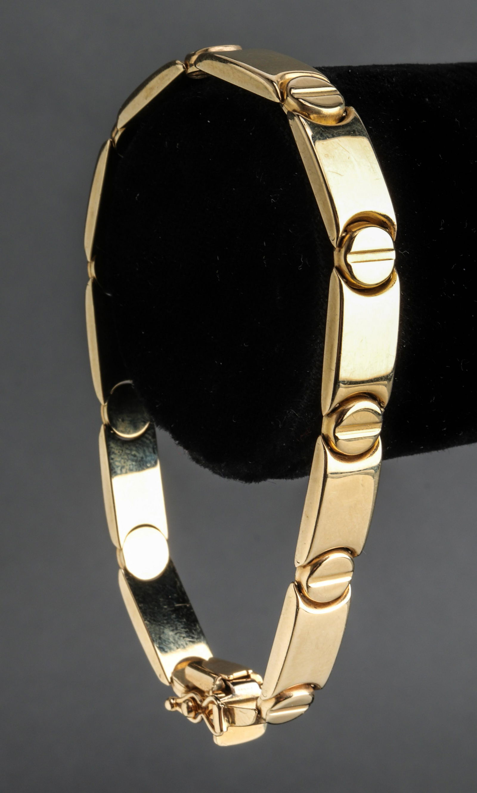 Italian 14K Yellow Gold Link Bracelet (1 of 4)