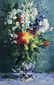 Gaston Sébire Floral Still Life Large Oil - 3