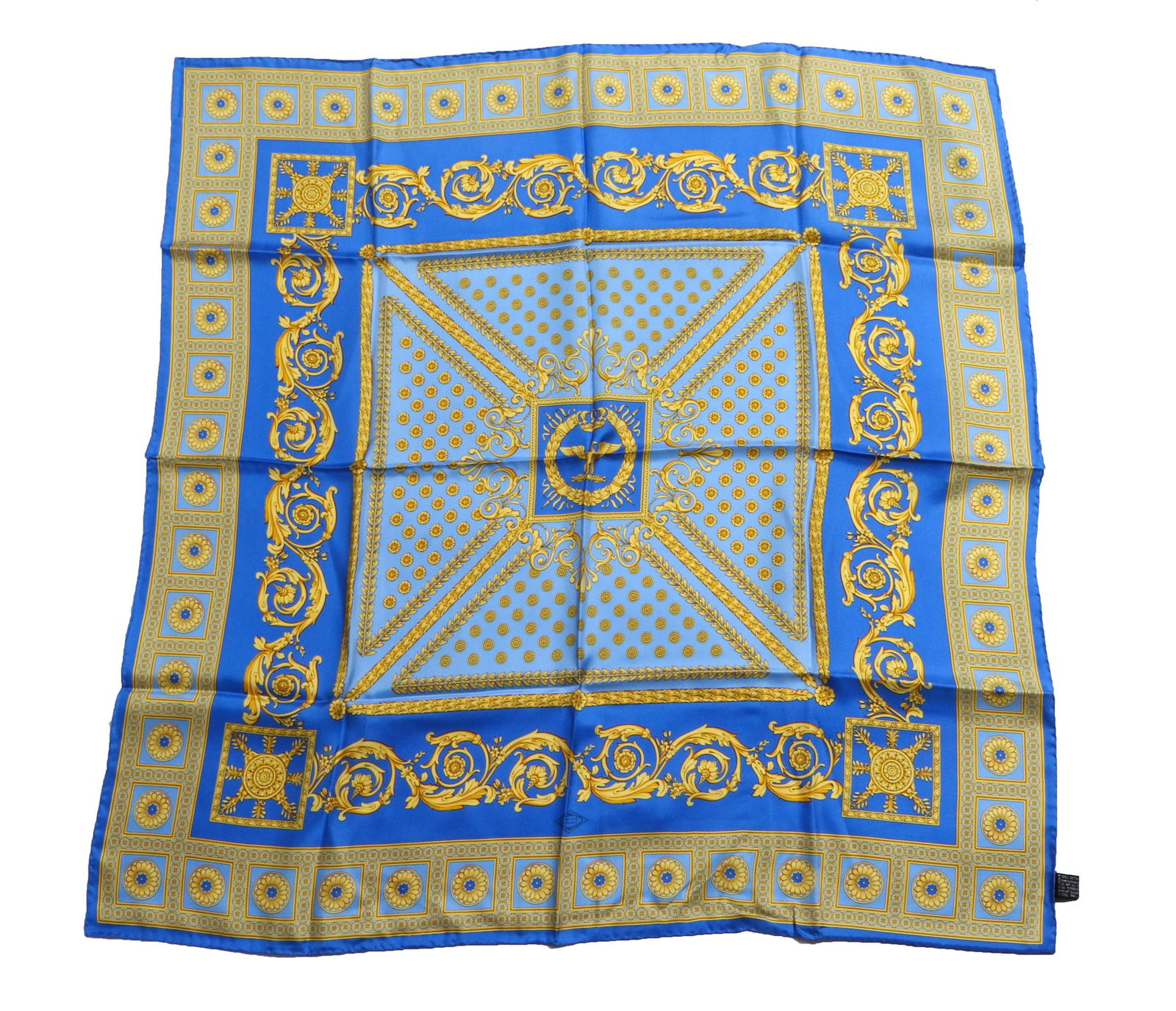 Gianni Versace Baroque Style Print Silk Scarf (1 of 7)