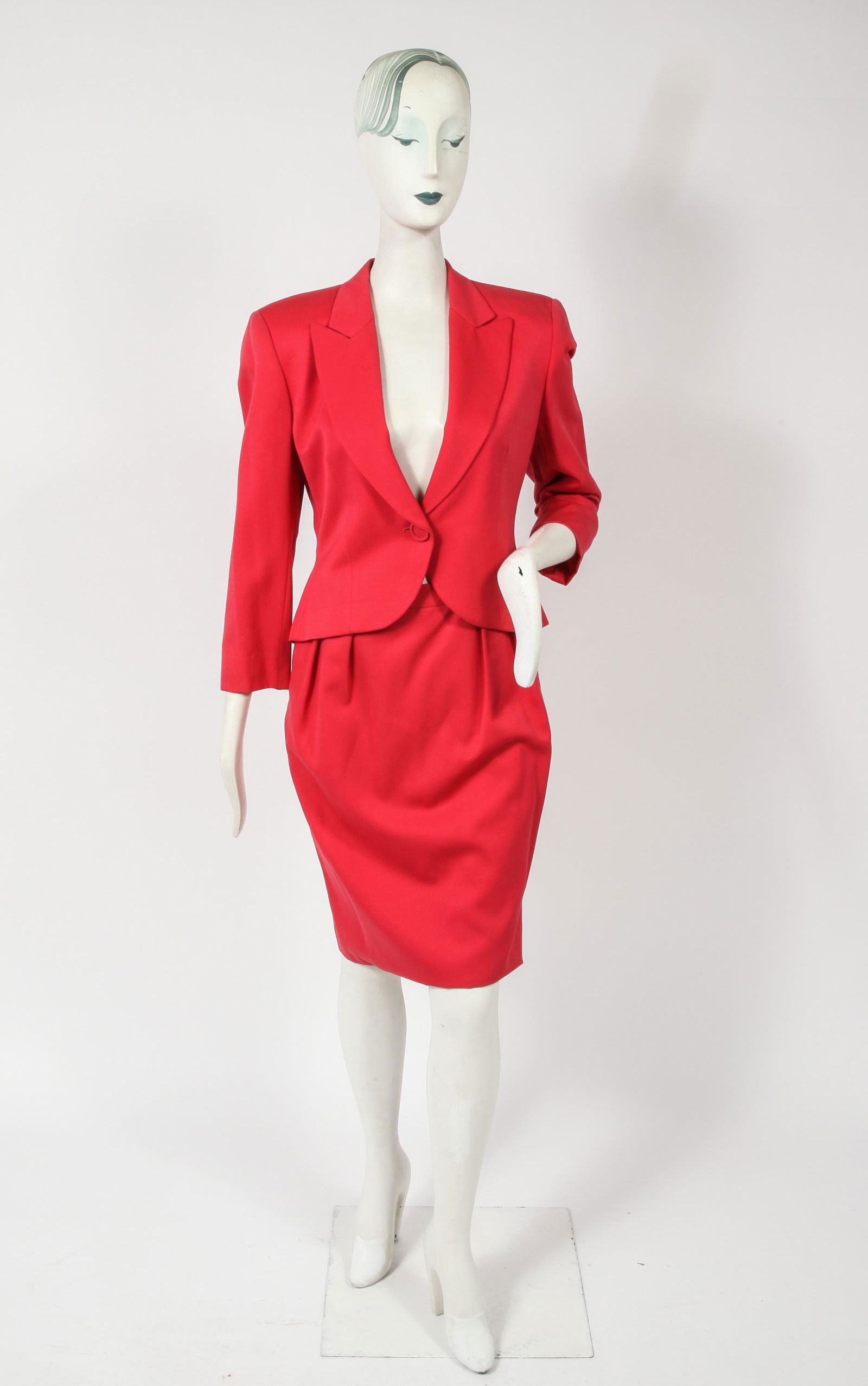 Christian Dior Vintage Wool Skirt Suit (1 of 6)