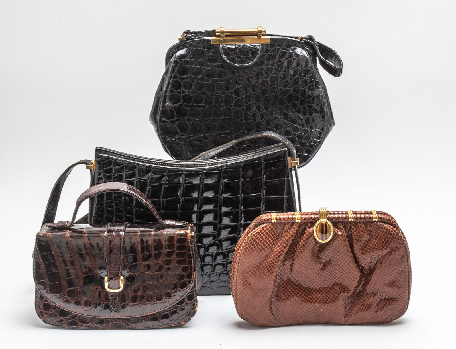 Designer & Exotic Handbags, Group of 4 (1 of 8)
