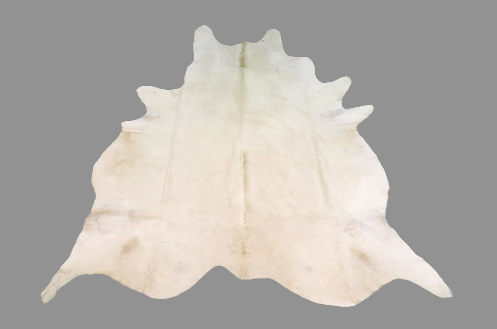 Beige Cow Hide Rug 6' 9" x 6' 3" (1 of 6)