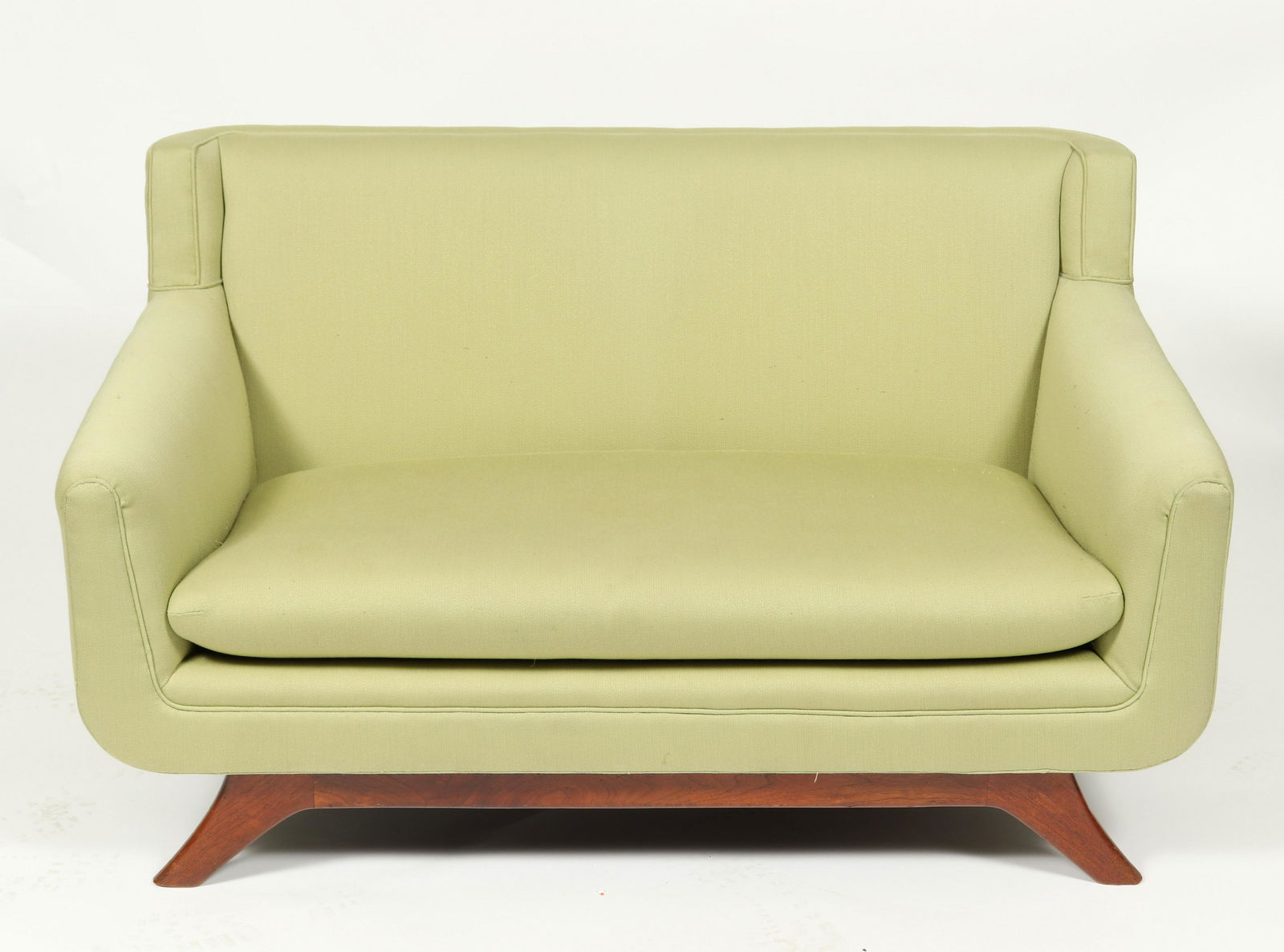 Adrian Pearsall Manner Green Upholstered Sofa (1 of 4)