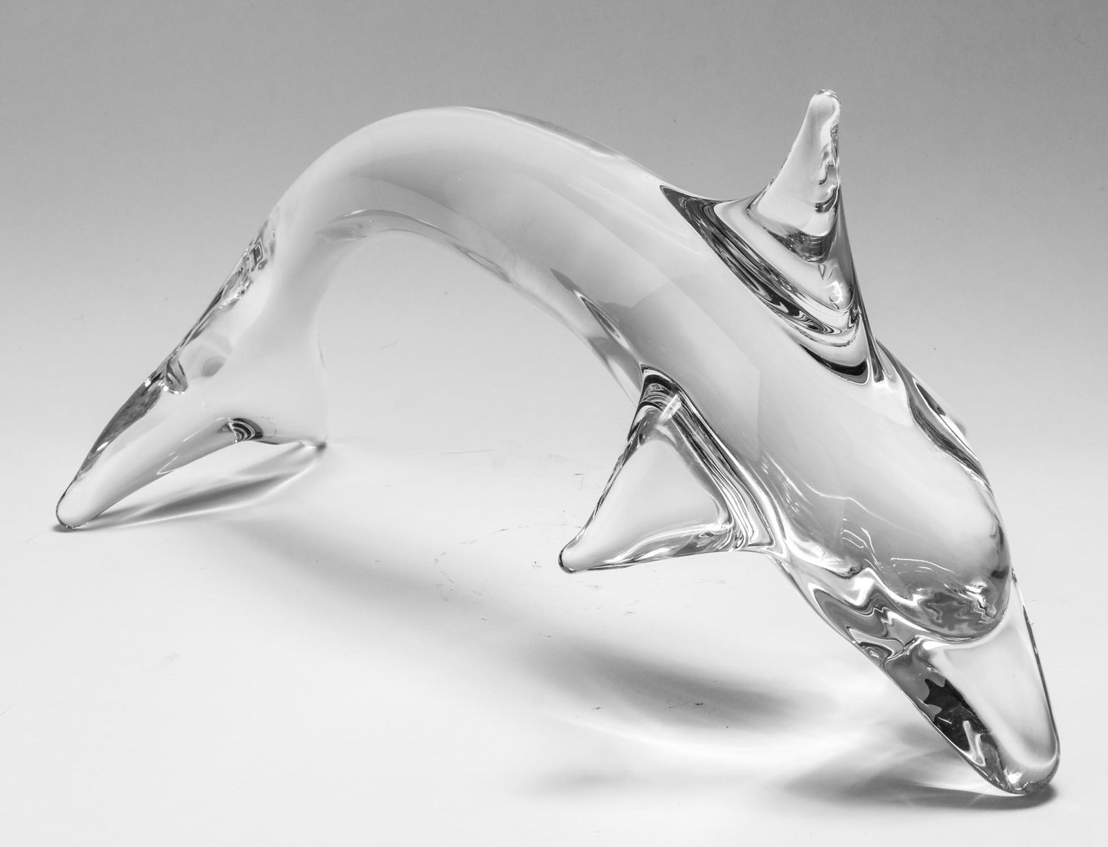 Daum Crystal / Art Glass Dolphin Figure (1 of 6)