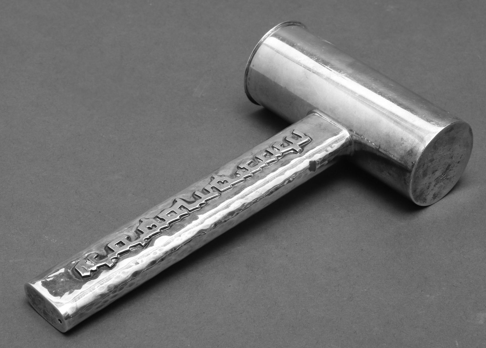 Judaica Bier Sterling Gavel Form Salt Shaker (1 of 4)