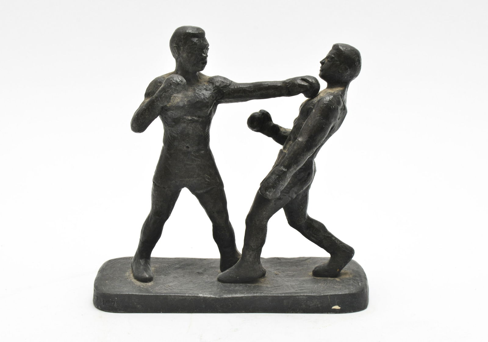 Greg Wyatt "Boxers" Modern Cast Metal Sculpture (1 of 10)