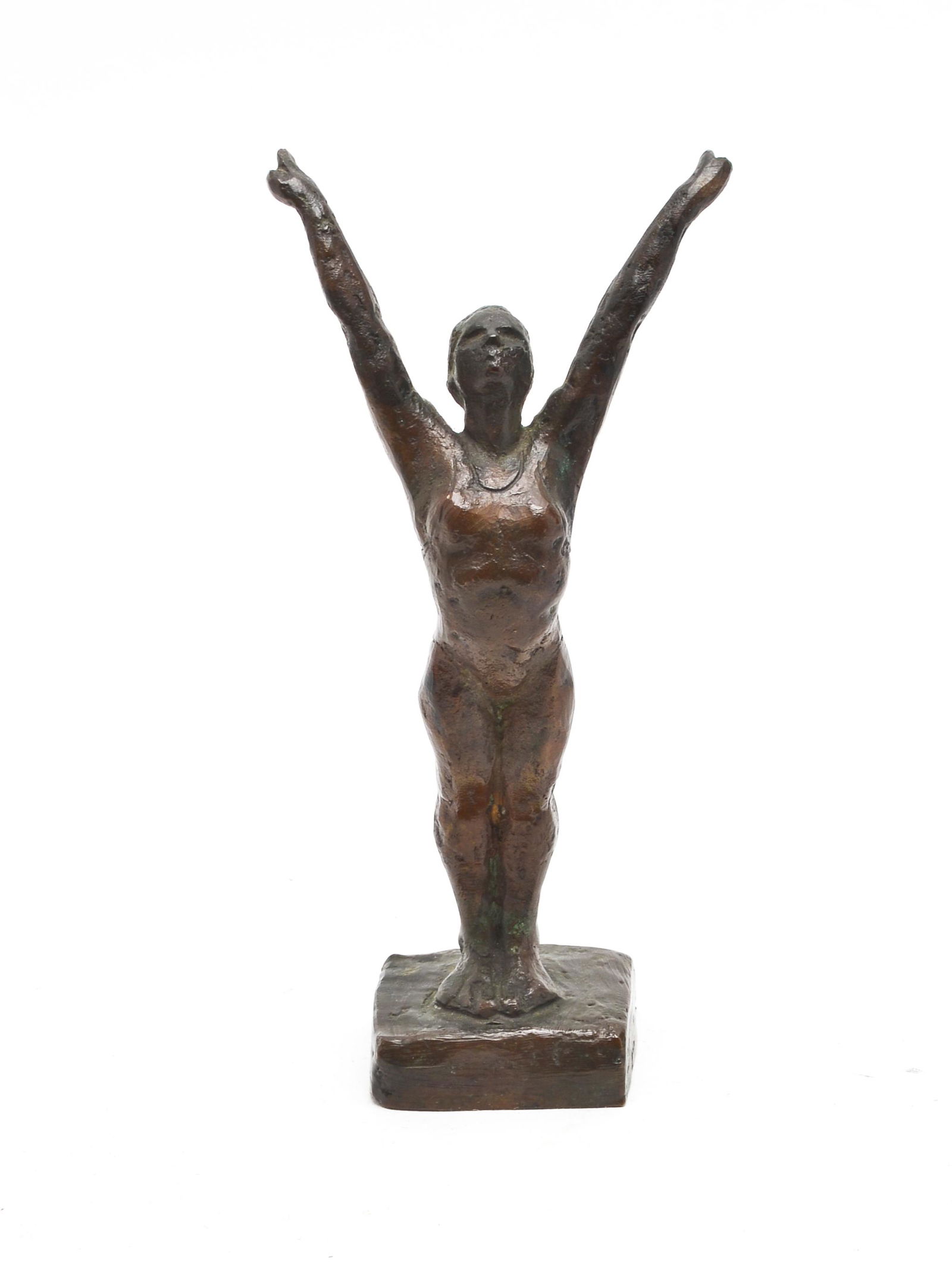 Marc Mellon Bronze "Gymnast" Figural Sculpture (1 of 8)