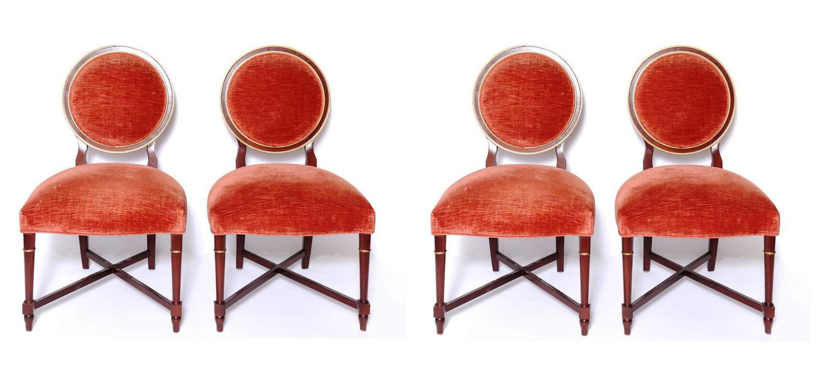 Baker Louis XVI Manner Side Dining Chairs, 4 (1 of 11)