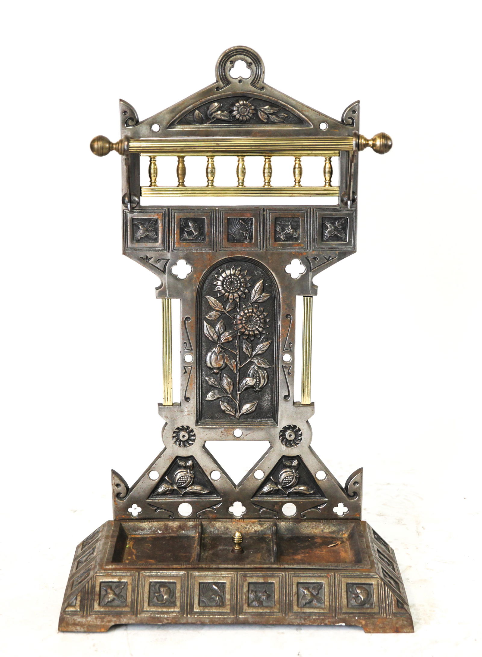 Aesthetic Manner Mixed Metal Stick/Umbrella Stand (1 of 7)