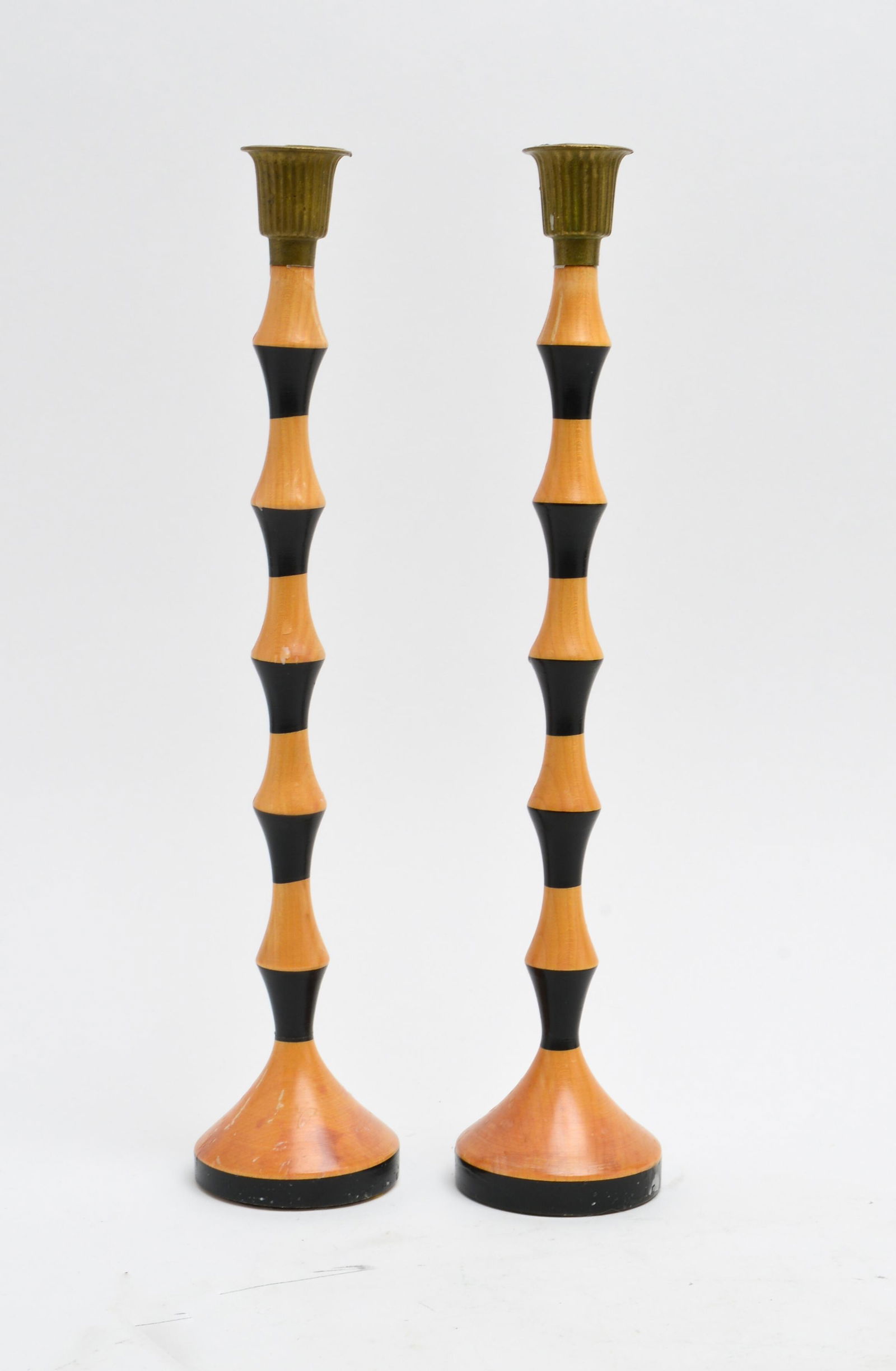Modern Turned Candlesticks, Pair (1 of 5)
