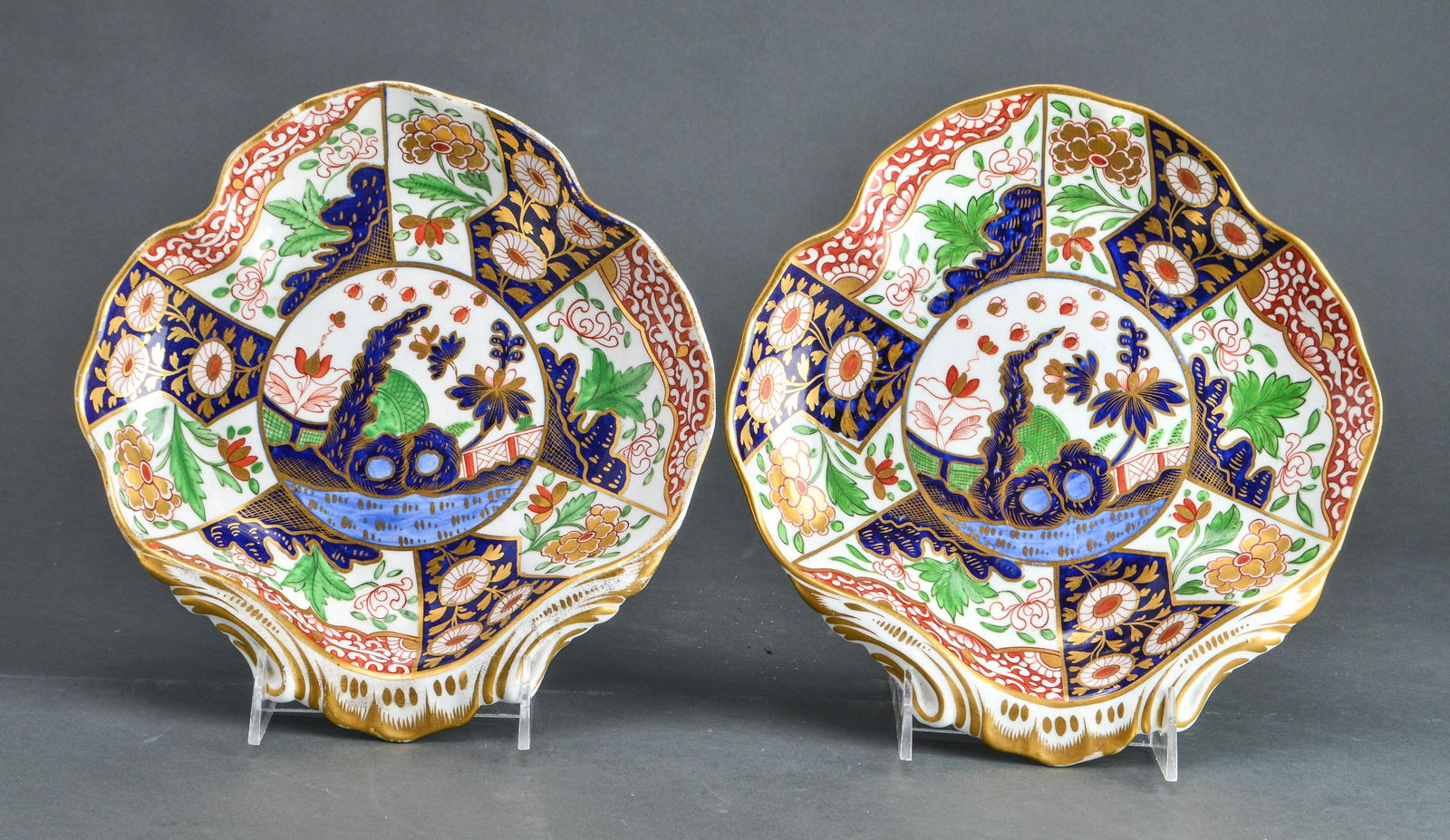 Royal Crown Derby "Imari" Porcelain Dishes, 2 (1 of 5)