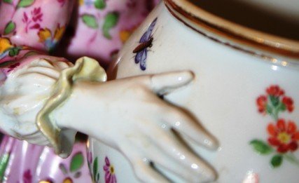 Meissen Porcelain Figural of Man Holding Vase - 5