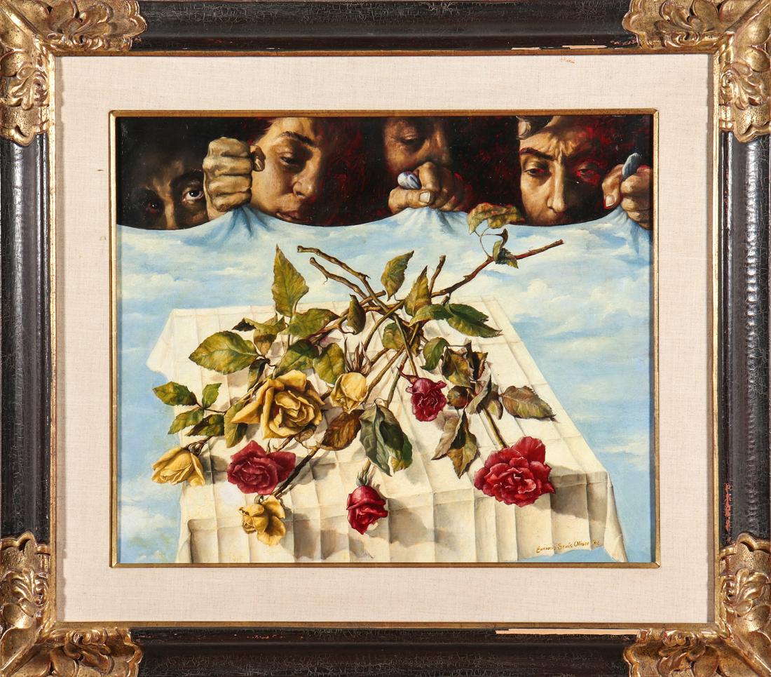 Enrique Oliver “Unveiling Of Beauty” Oil on Canvas (1 of 6)