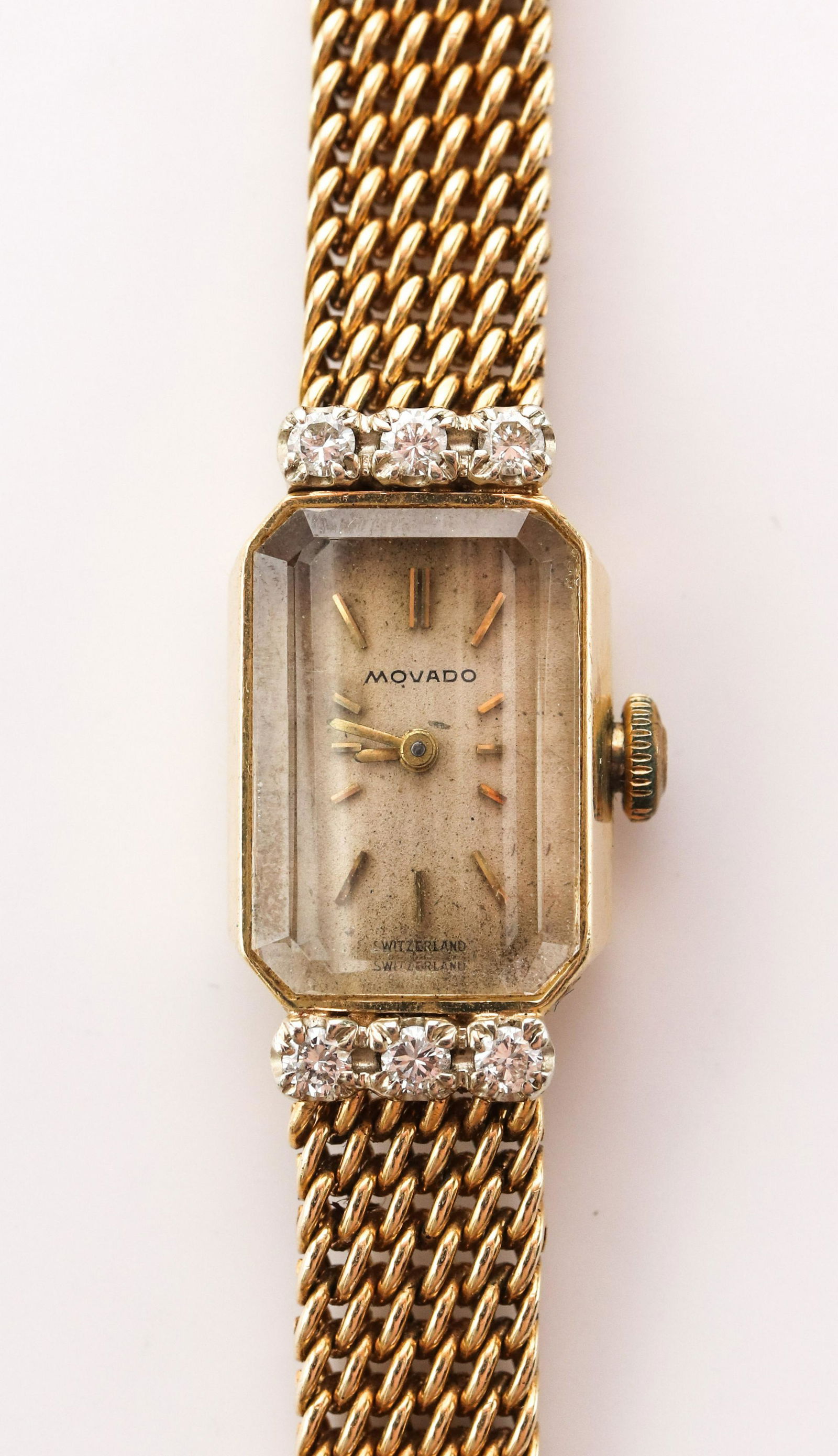 Movado 14k Yellow Gold Lady s Diamond Watch