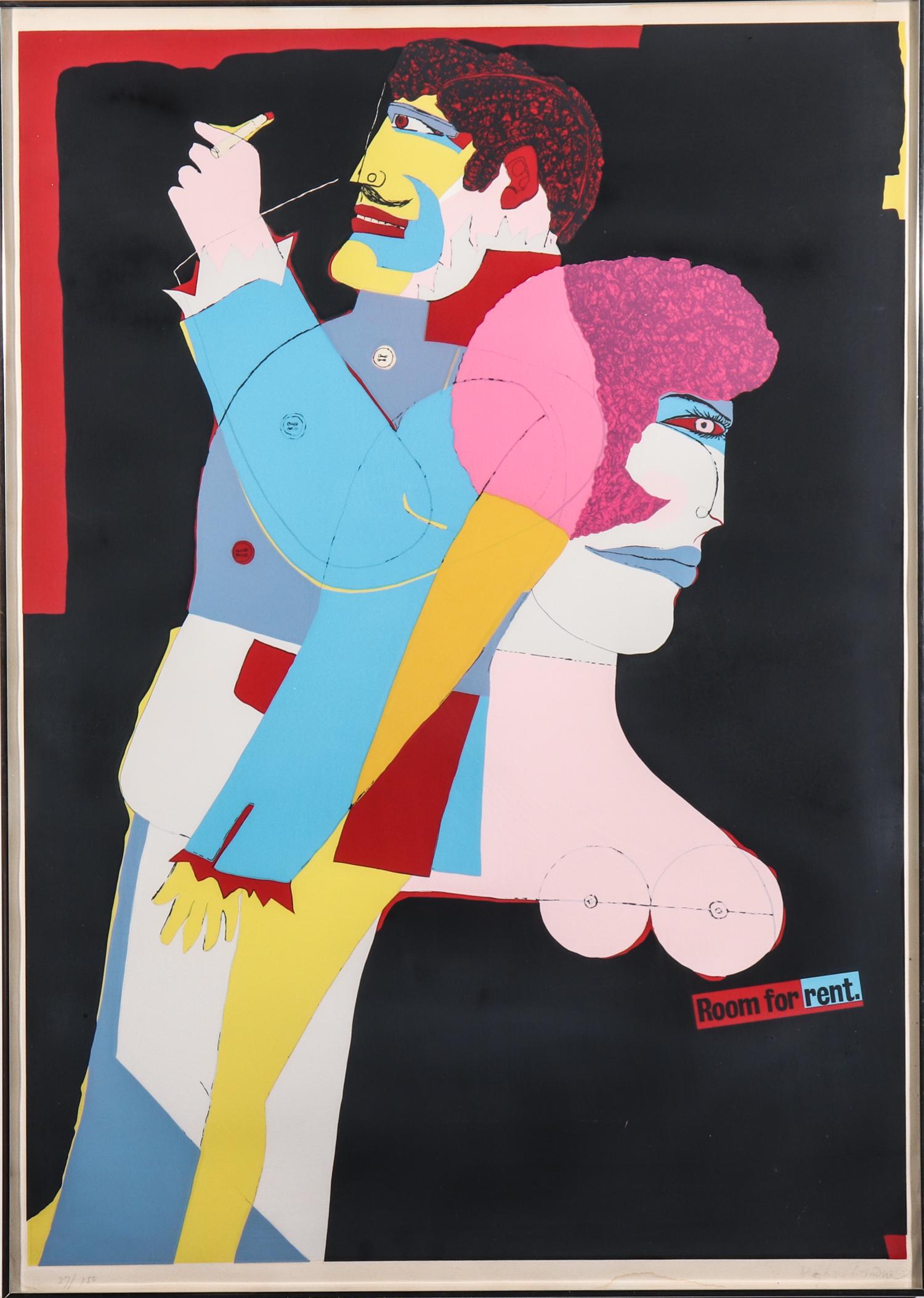 Richard Lindner "Room for Rent" Serigraph (1 of 5)