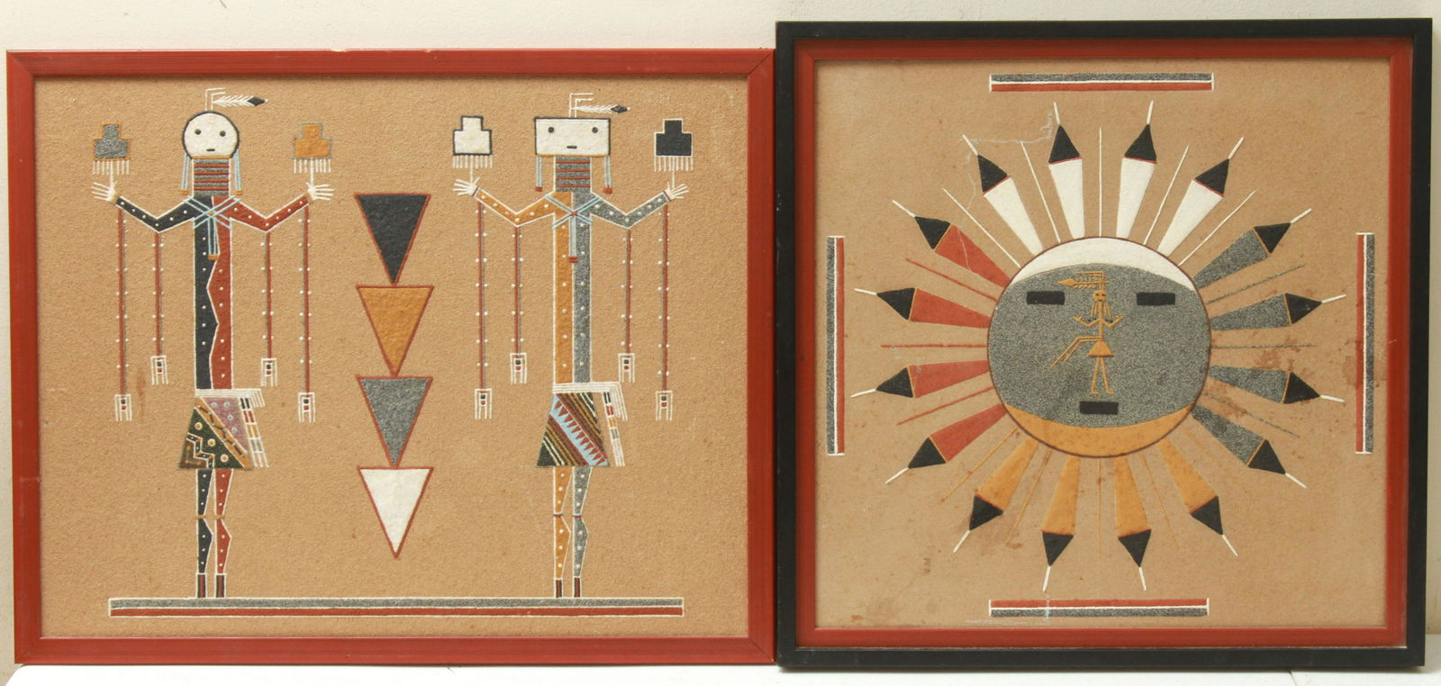 Native American Navajo Sand Paintings, 2 (1 of 3)