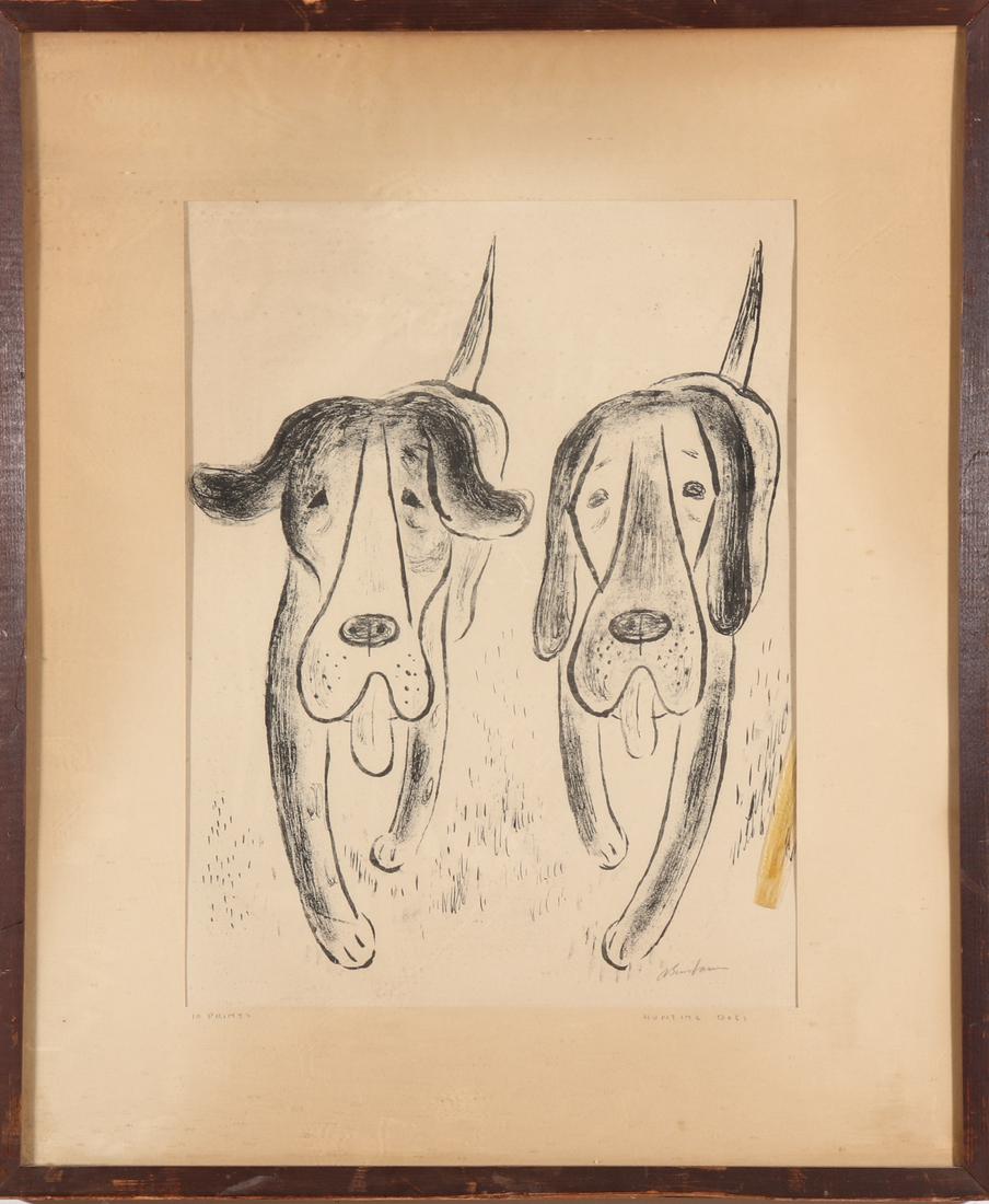 Abe Birnbaum "Hunting Dogs" Print (1 of 5)