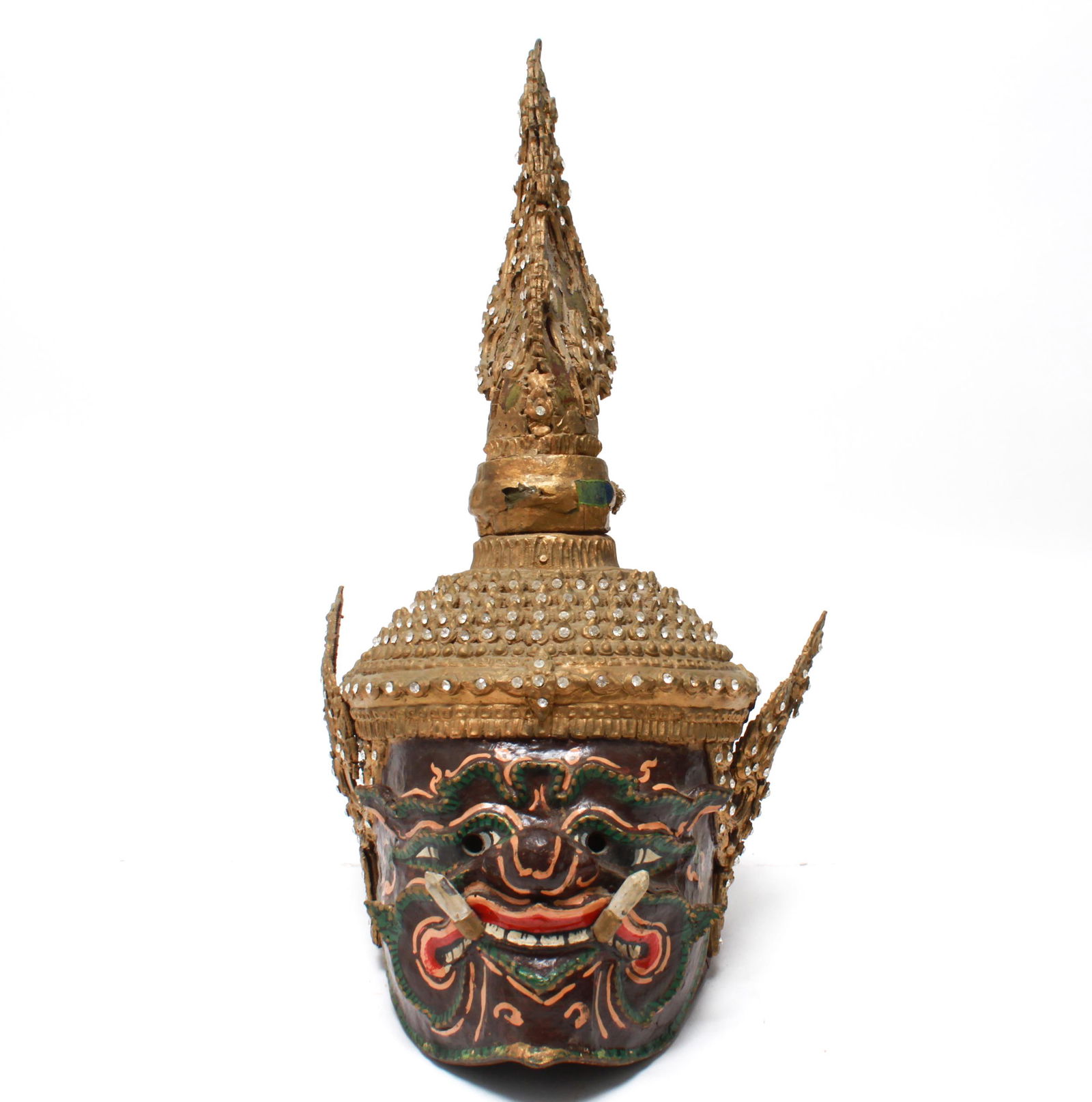 Southeast Asian Papier Mache Mask / Headdress (1 of 7)