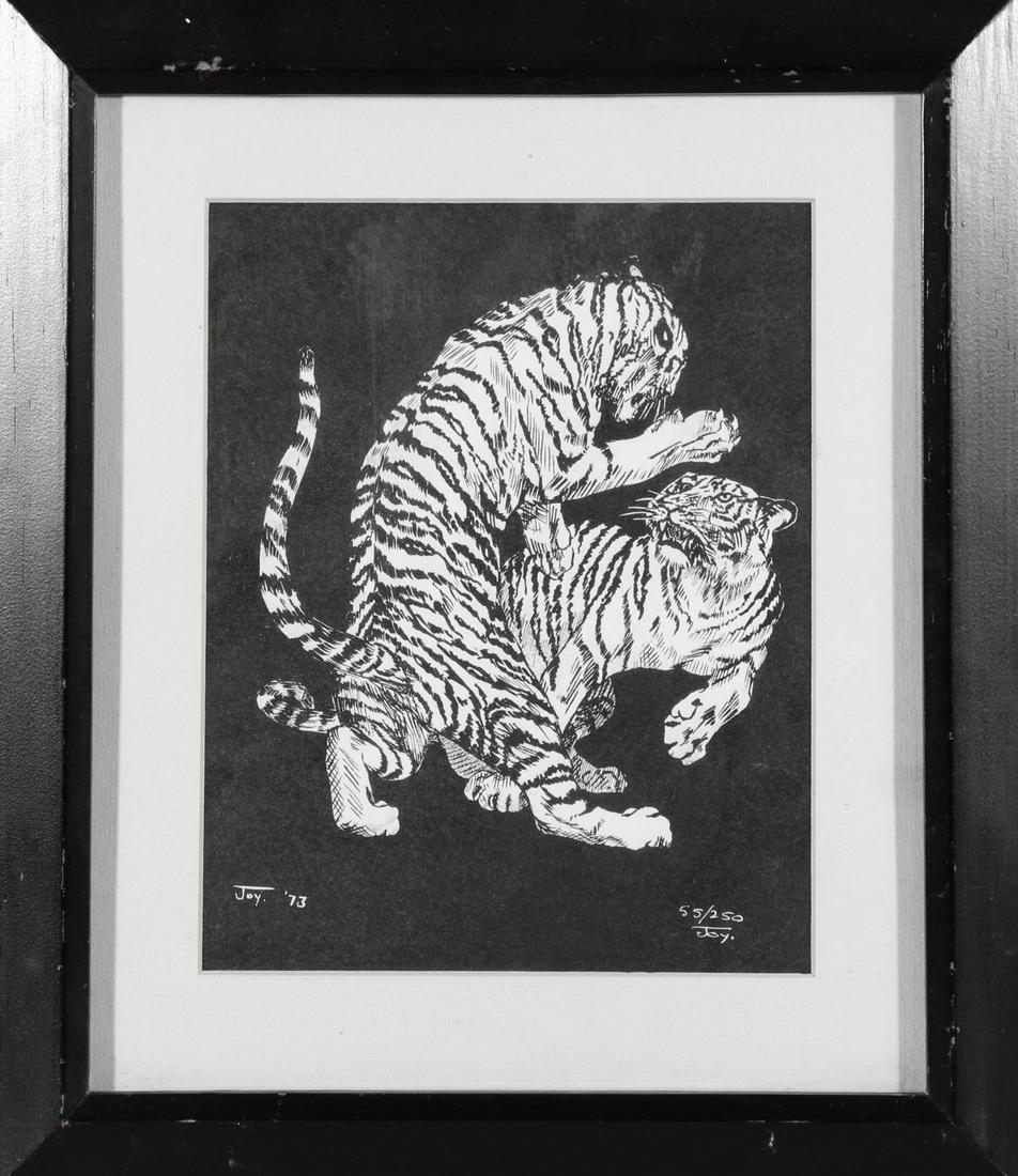 Joy Blackburne "Fighting Tigers" Print (1 of 2)