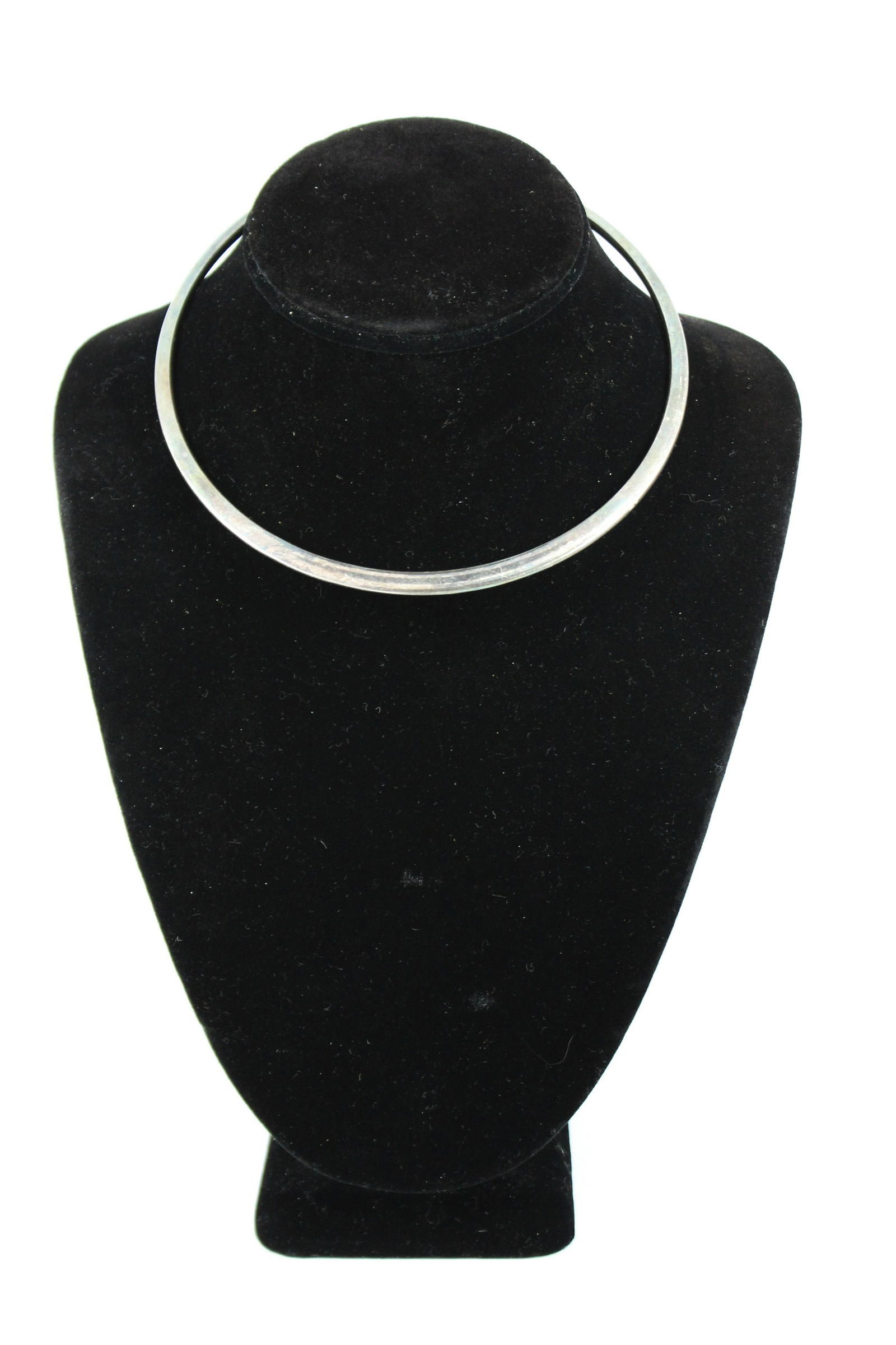 Agatha Silver Torque Choker Necklace (1 of 7)