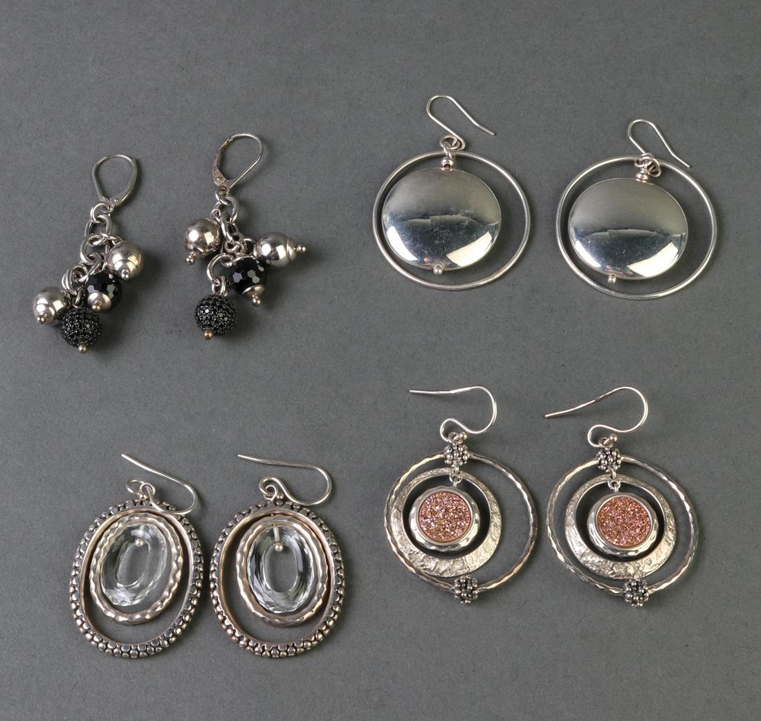 Sterling Silver Earrings incl. Michael Dawkins, 4 (1 of 4)
