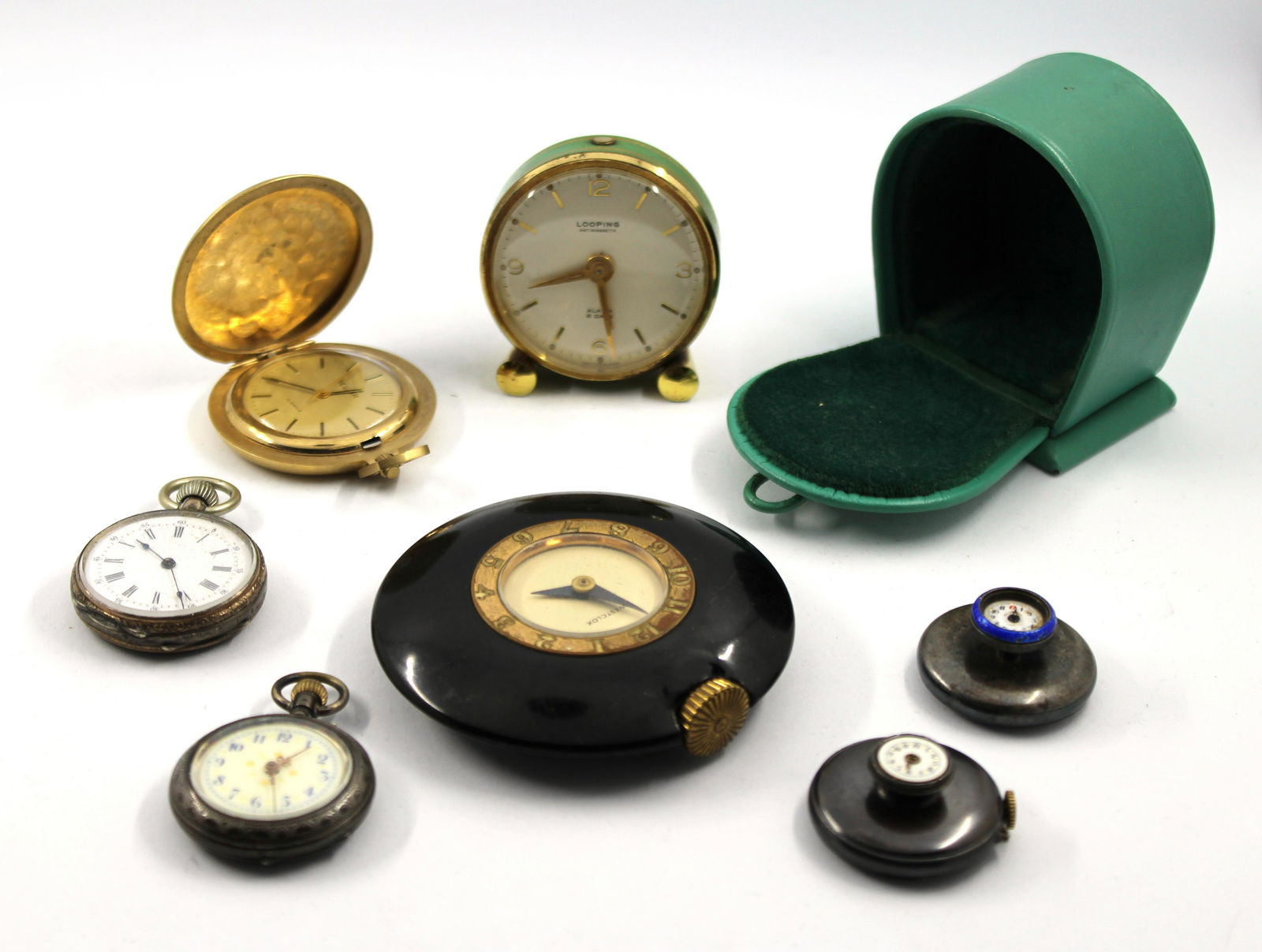 Misc. Vintage Pocket Watches / Travel Alarm Clocks (1 of 14)
