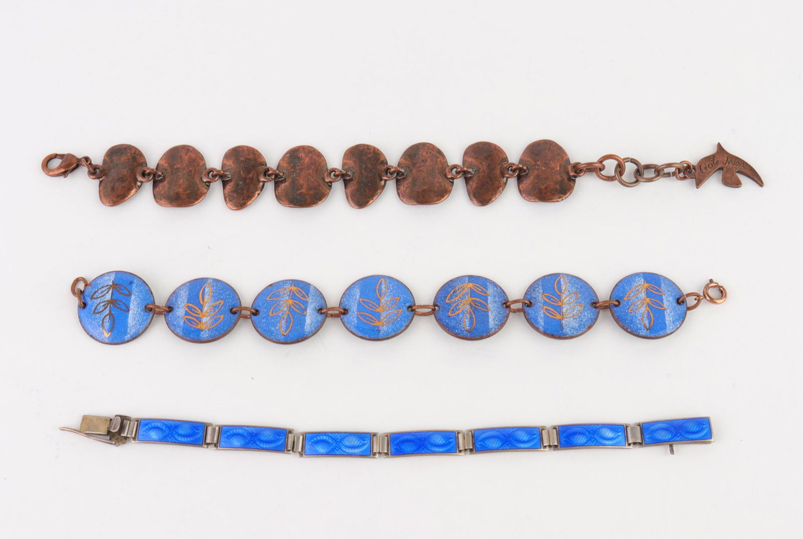 Scandinavian & French Enamel Bracelets,  3 (1 of 4)