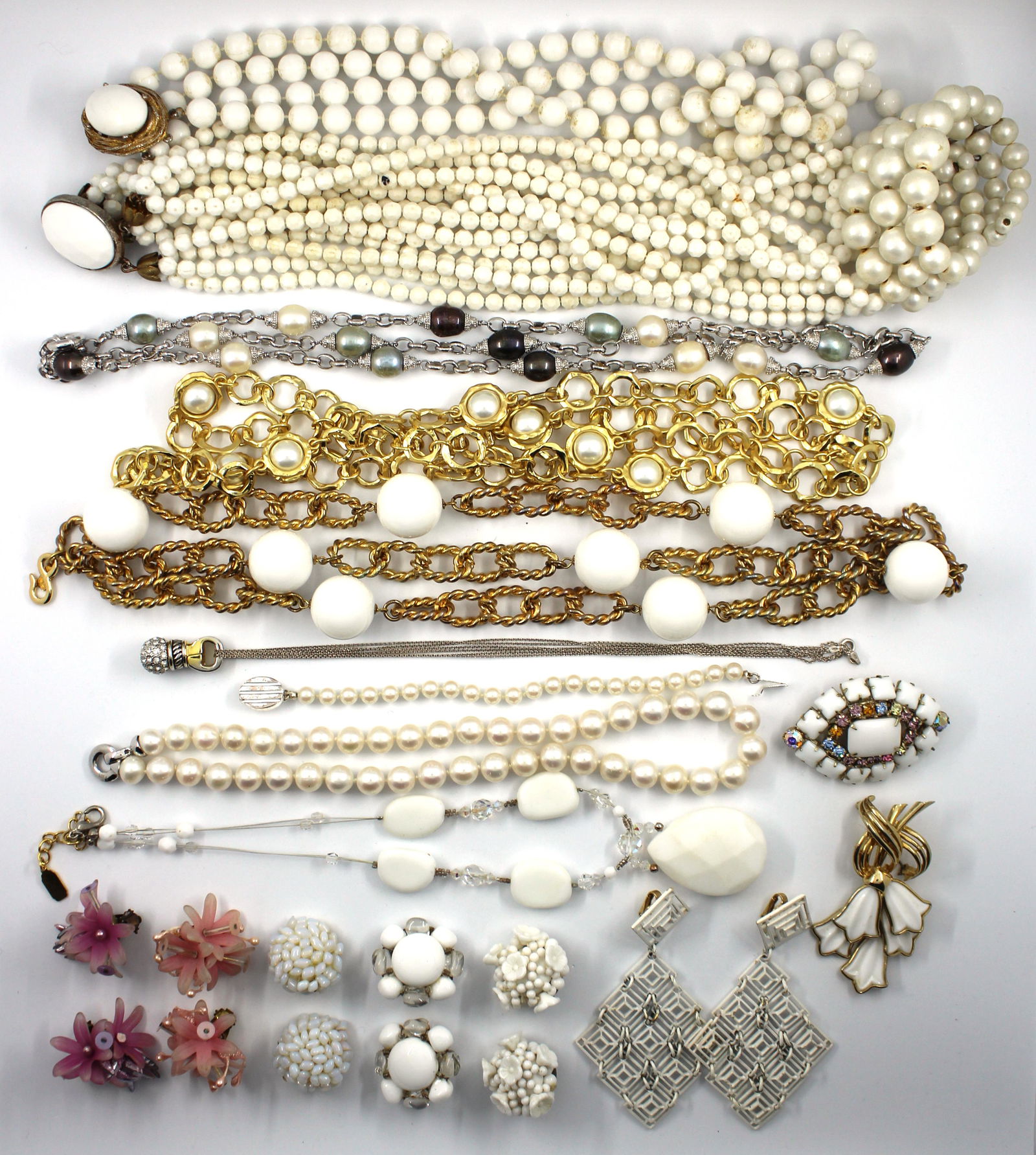 Misc. Faux Pearl & Beaded Jewelry, 18 (1 of 9)