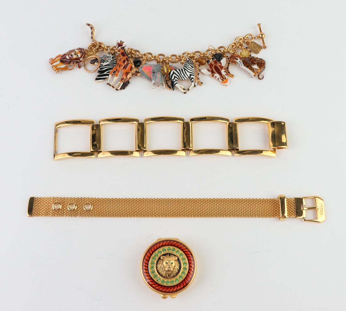 Assorted Gold-Tone Jewelry & Pill Box, 4 (1 of 6)