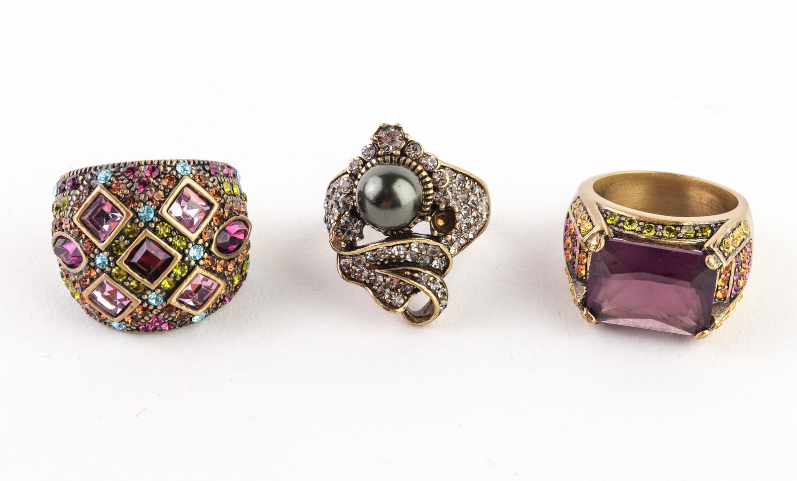 Heidi Daus & La Vintage Costume Rings, 3 (1 of 5)