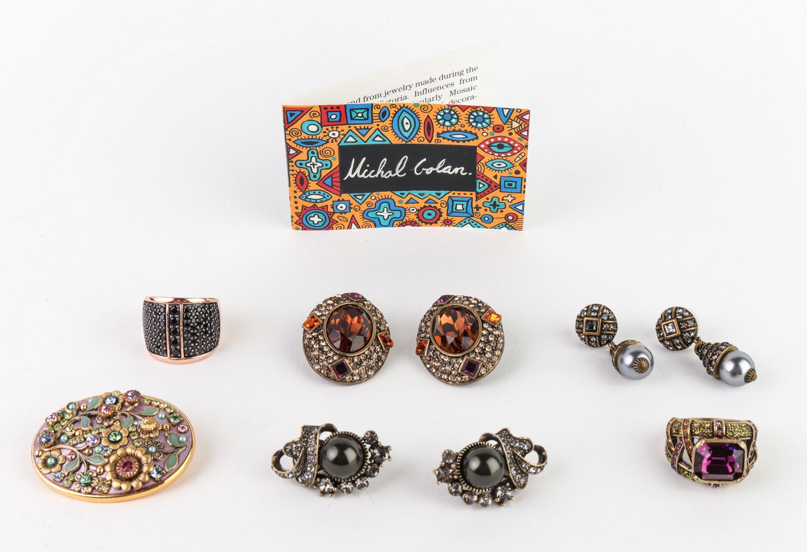 Misc. Rhinestone Jewelry, Incl. Michal Golan, Daus (1 of 6)