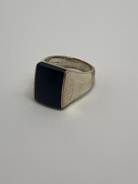 Sterling Silver & Onyx Ring (1 of 3)