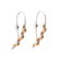 Modern Italian 18K Gold Drop Earrings - 10