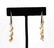 Modern Italian 18K Gold Drop Earrings - 2
