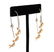 Modern Italian 18K Gold Drop Earrings - 7
