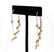 Modern Italian 18K Gold Drop Earrings - 8