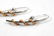 Modern Italian 18K Gold Drop Earrings - 9