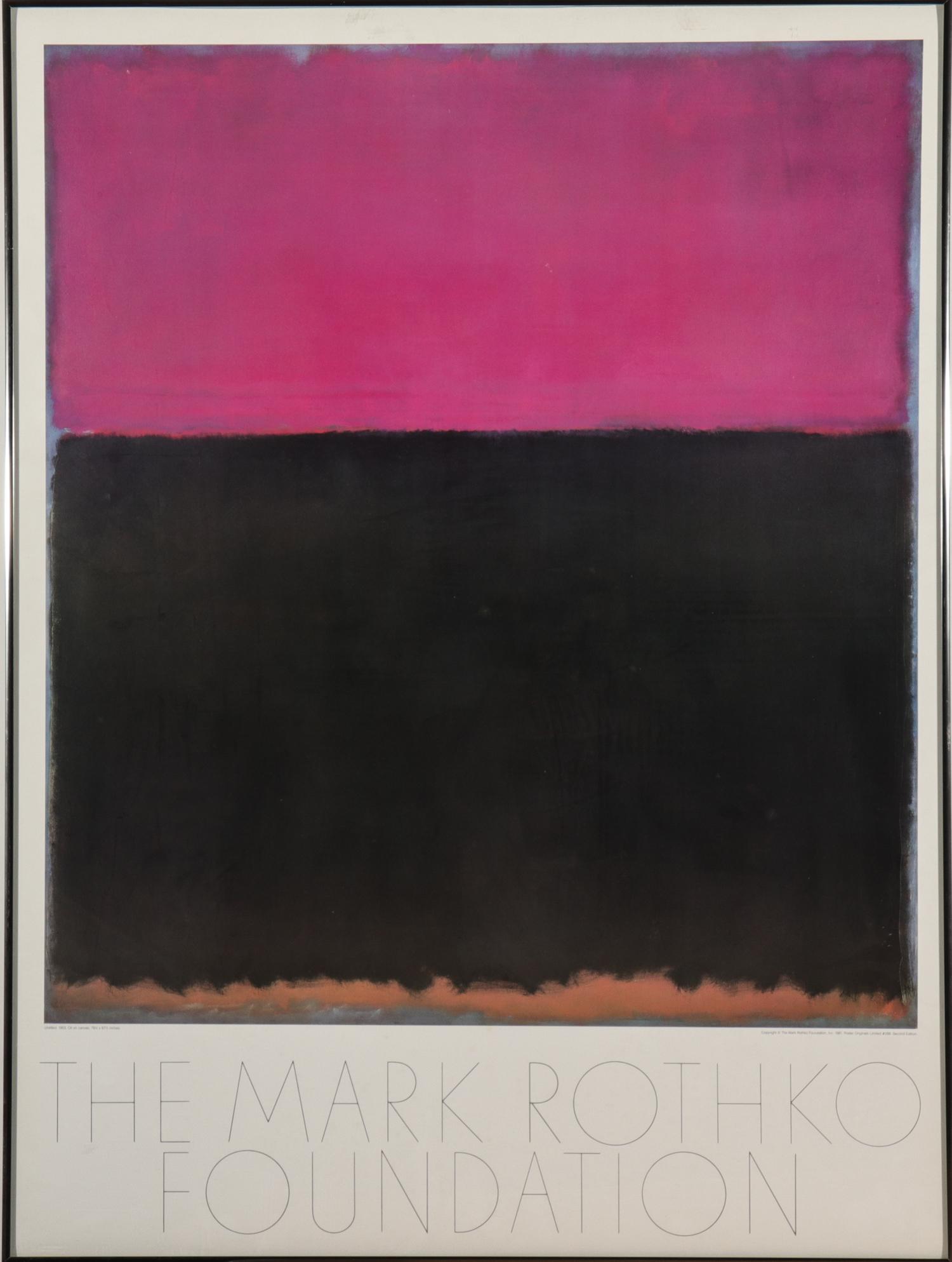 Mark Rothko Foundation Framed Poster (1 of 2)