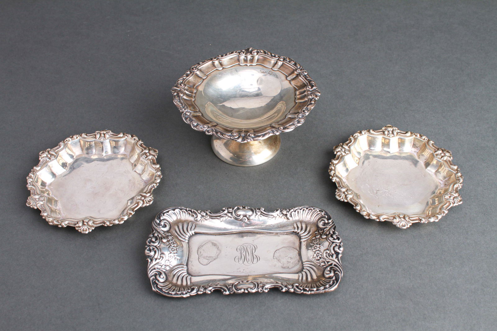 English & American Silver Small Compote & Trays 4 (1 of 6)