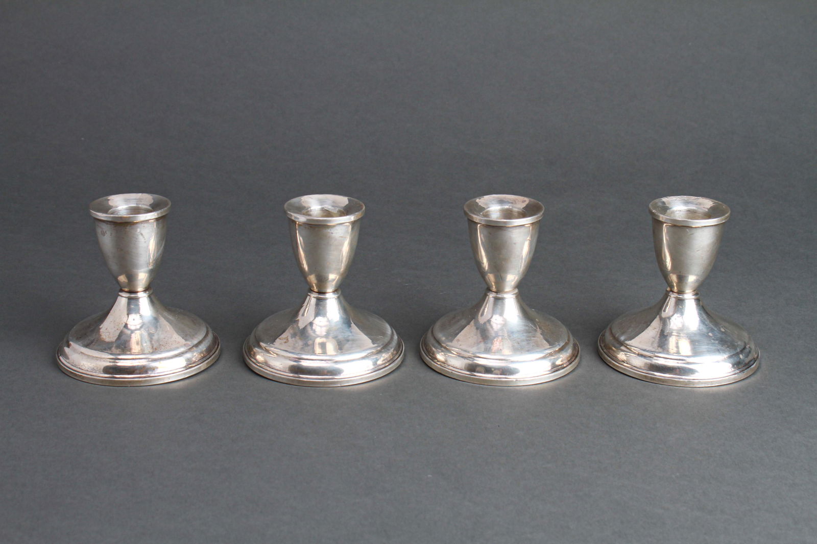 Duchin Creation Silver Weighted Candleholders, 4 (1 of 4)